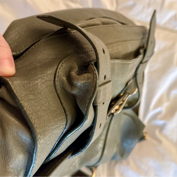 Proenza Schouler PS1 Medium Satchel – Olive Green Genuine Leather - Picture 5 of 15
